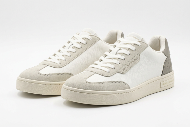 Zapatillas Armani Exchange blancas con gris