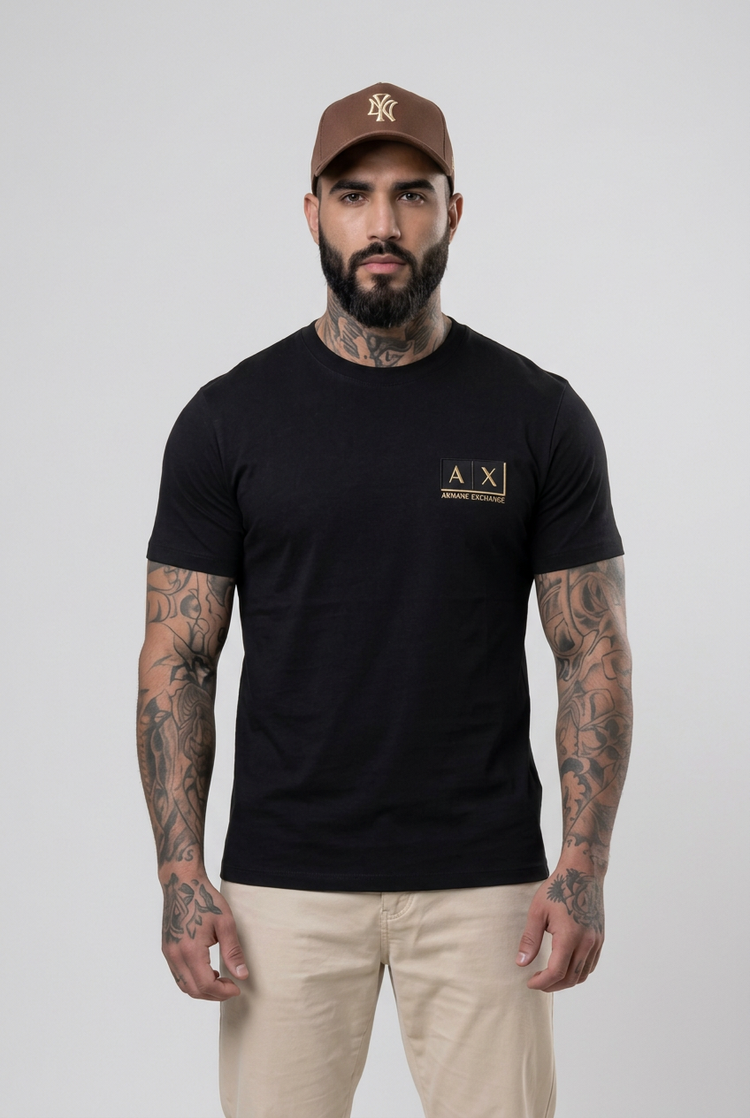 Camiseta Armani Exchange logo pequeño
