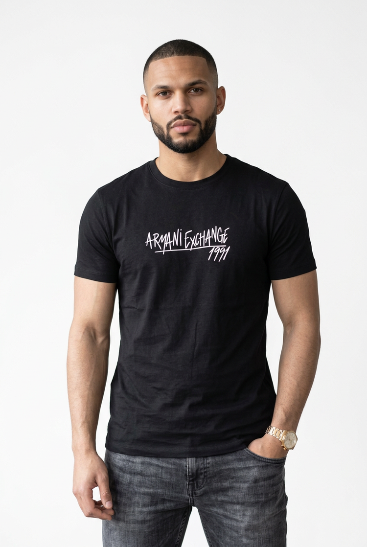 Camiseta Armani Exchange 1991 firma